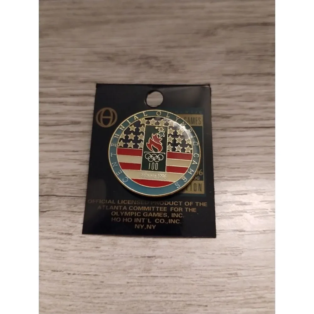 Centennial Olympic Games Atlanta 1996 Ho Ho Int'L Co Pinback Pin